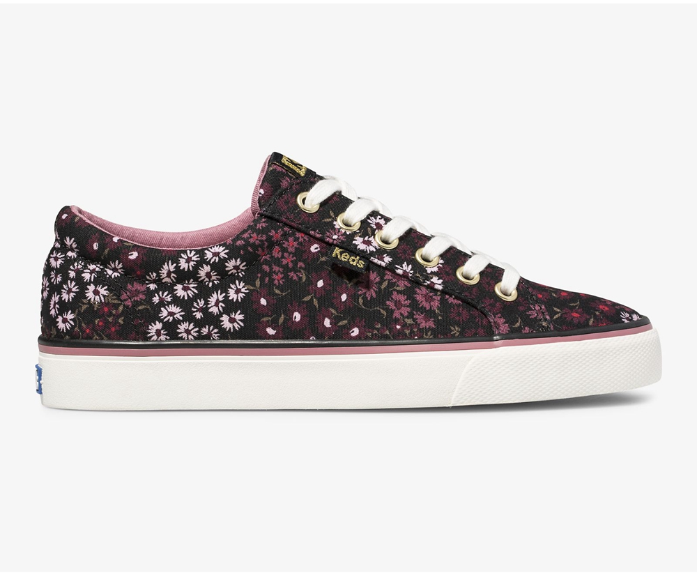 Keds Sneaker Damen Schwarz - Jump Kick Floral - JMN-256930